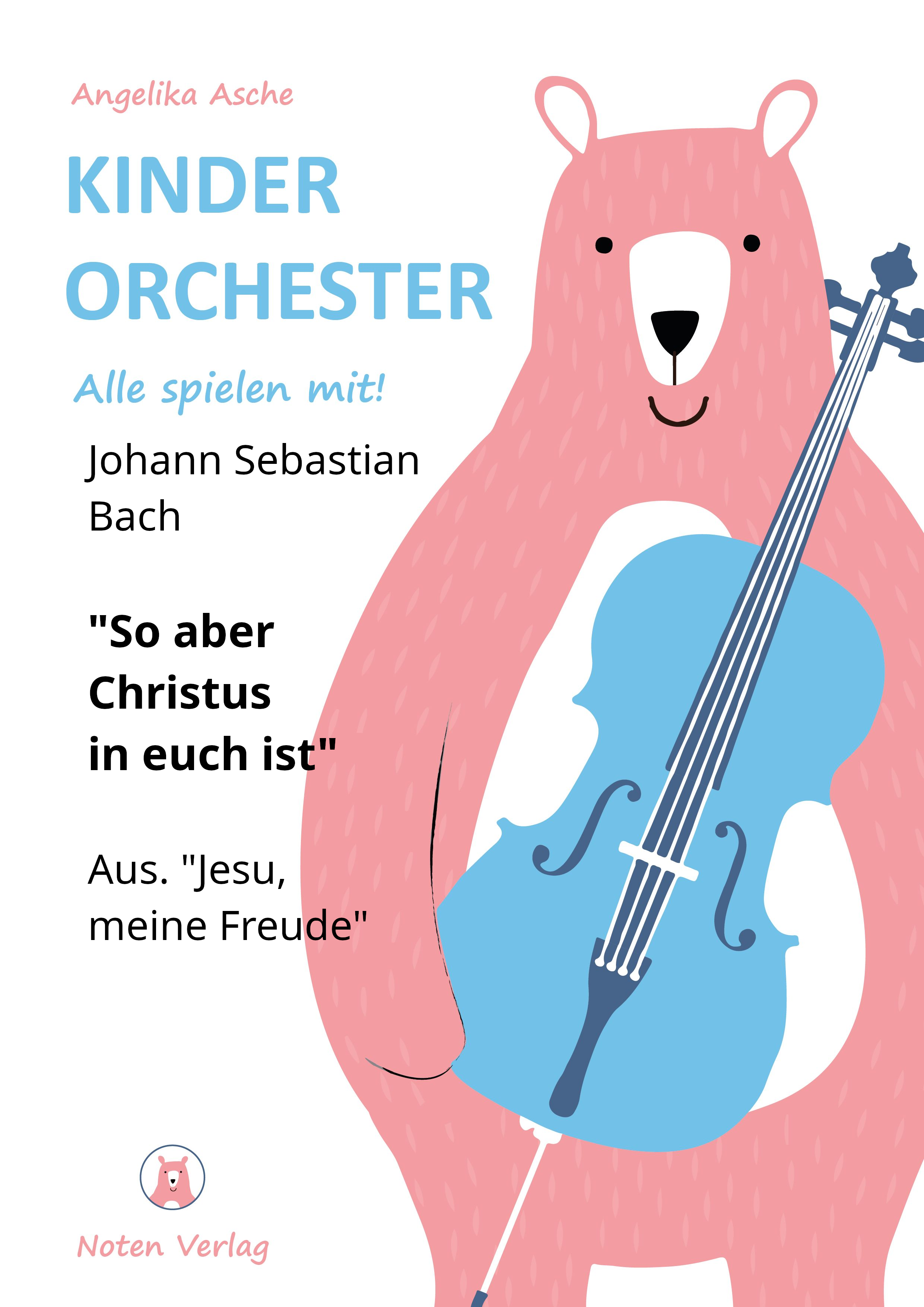 So aber Christus in euch ist, Cover